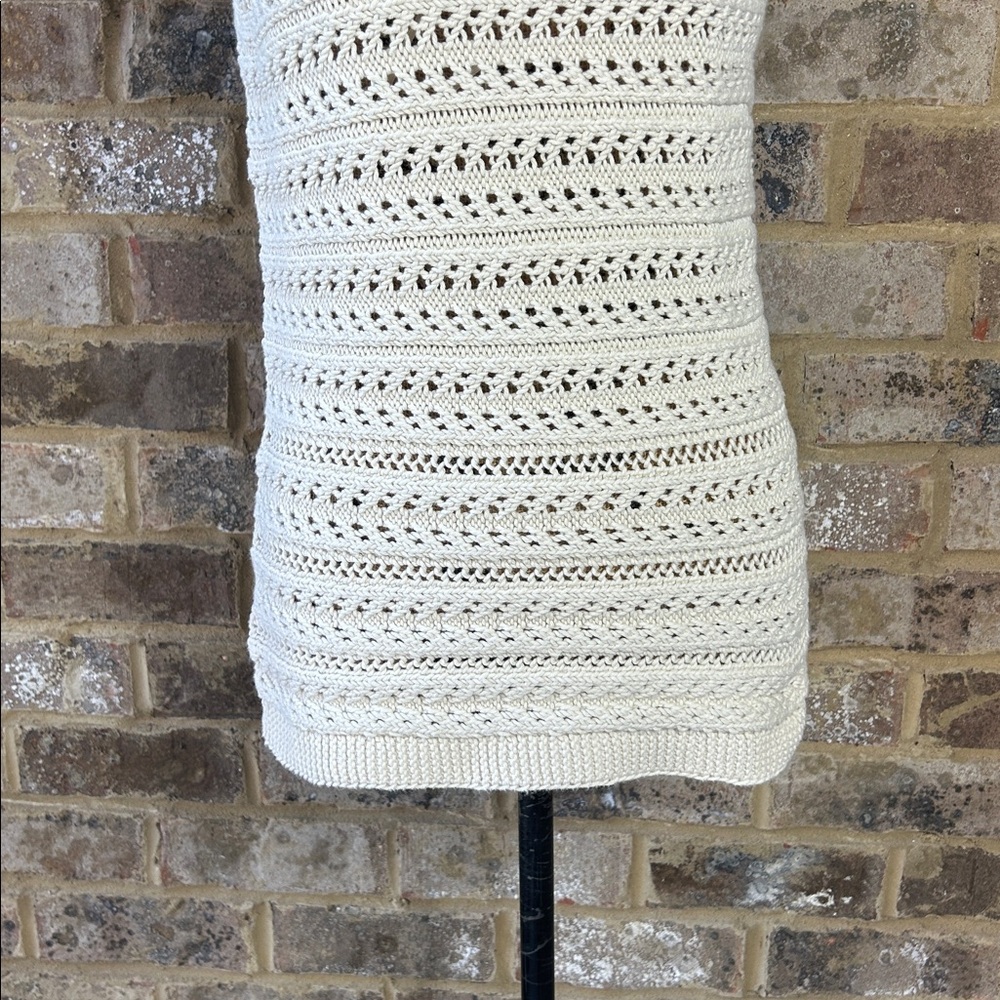 New with tags Banana Republic Organic Cotton Sweater in Cream - Picture 8 of 16